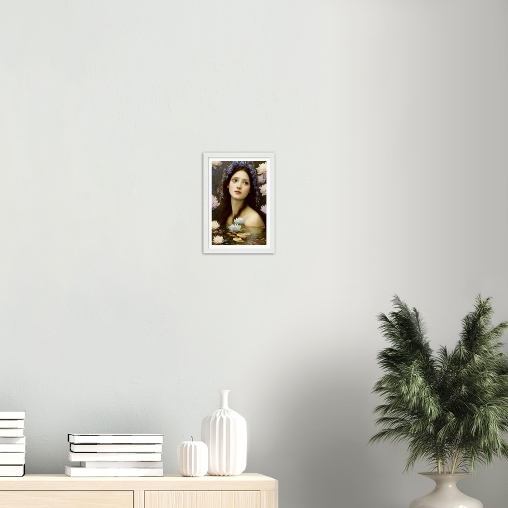 Amelia print on Premium Matte Paper Wooden Framed Poster