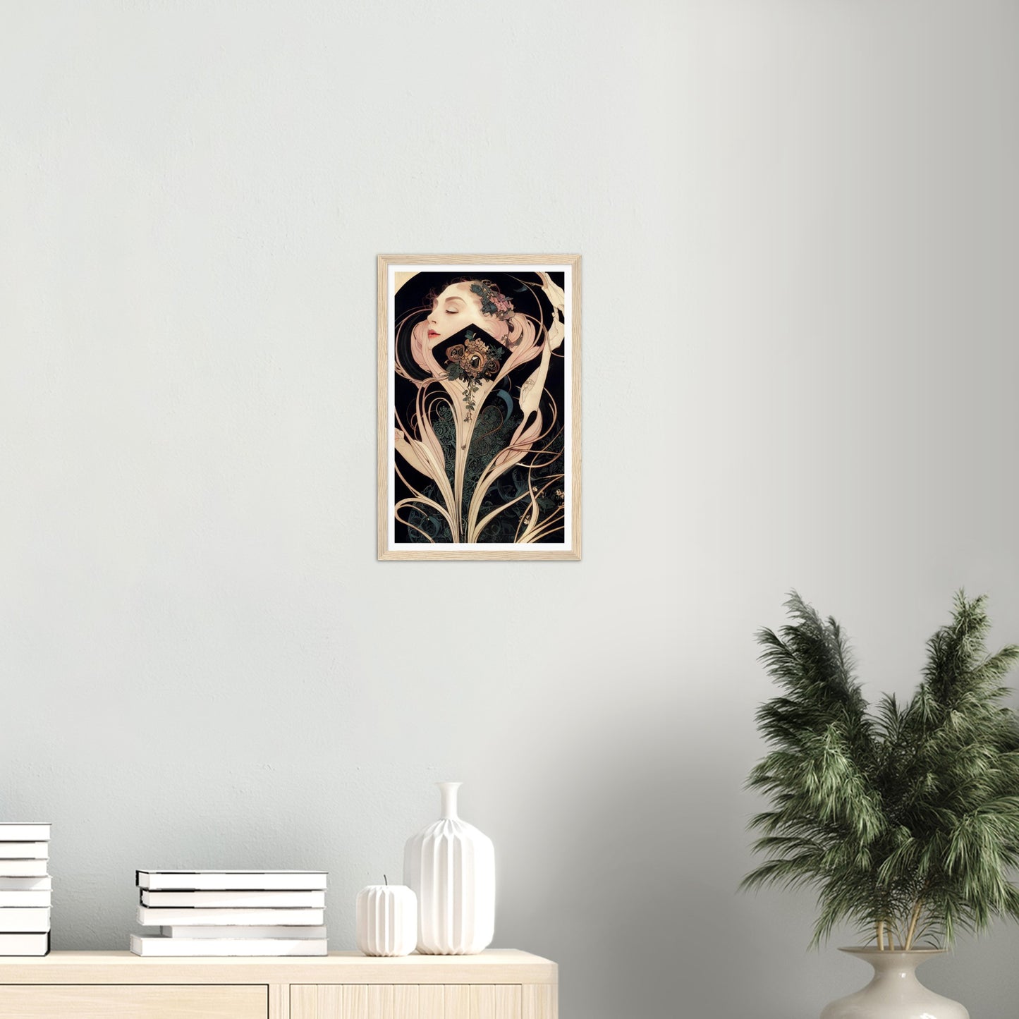 Nyx print on Premium Matte Paper Wooden Framed Poster
