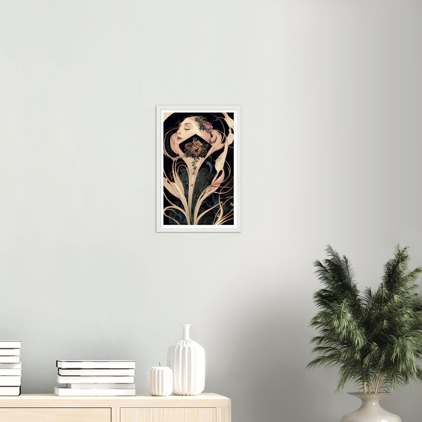 Nyx print on Premium Matte Paper Wooden Framed Poster
