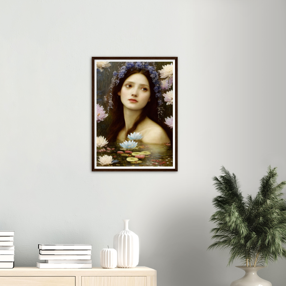 Amelia print on Premium Matte Paper Wooden Framed Poster