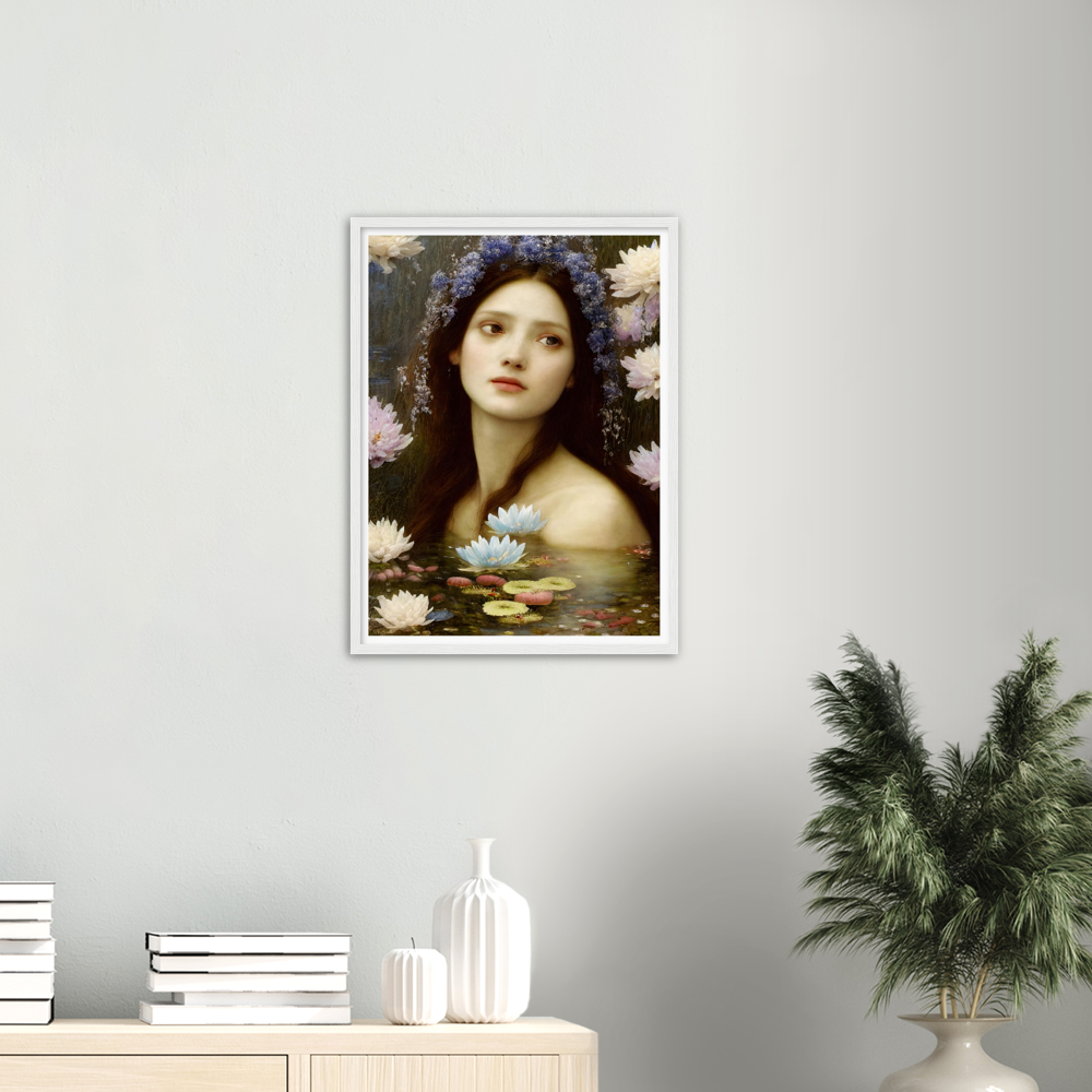 Amelia print on Premium Matte Paper Wooden Framed Poster