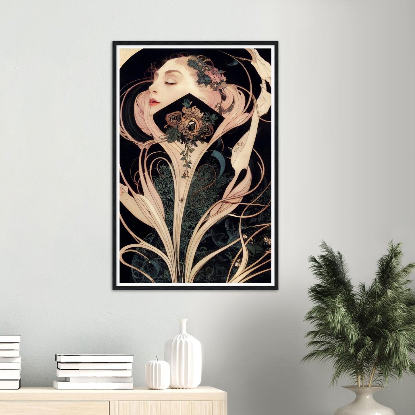 Nyx print on Premium Matte Paper Wooden Framed Poster