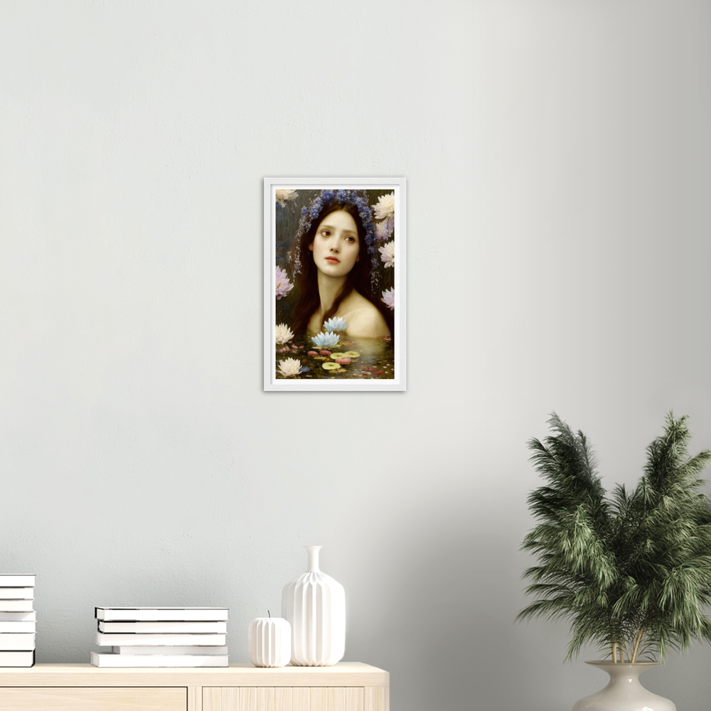Amelia print on Premium Matte Paper Wooden Framed Poster