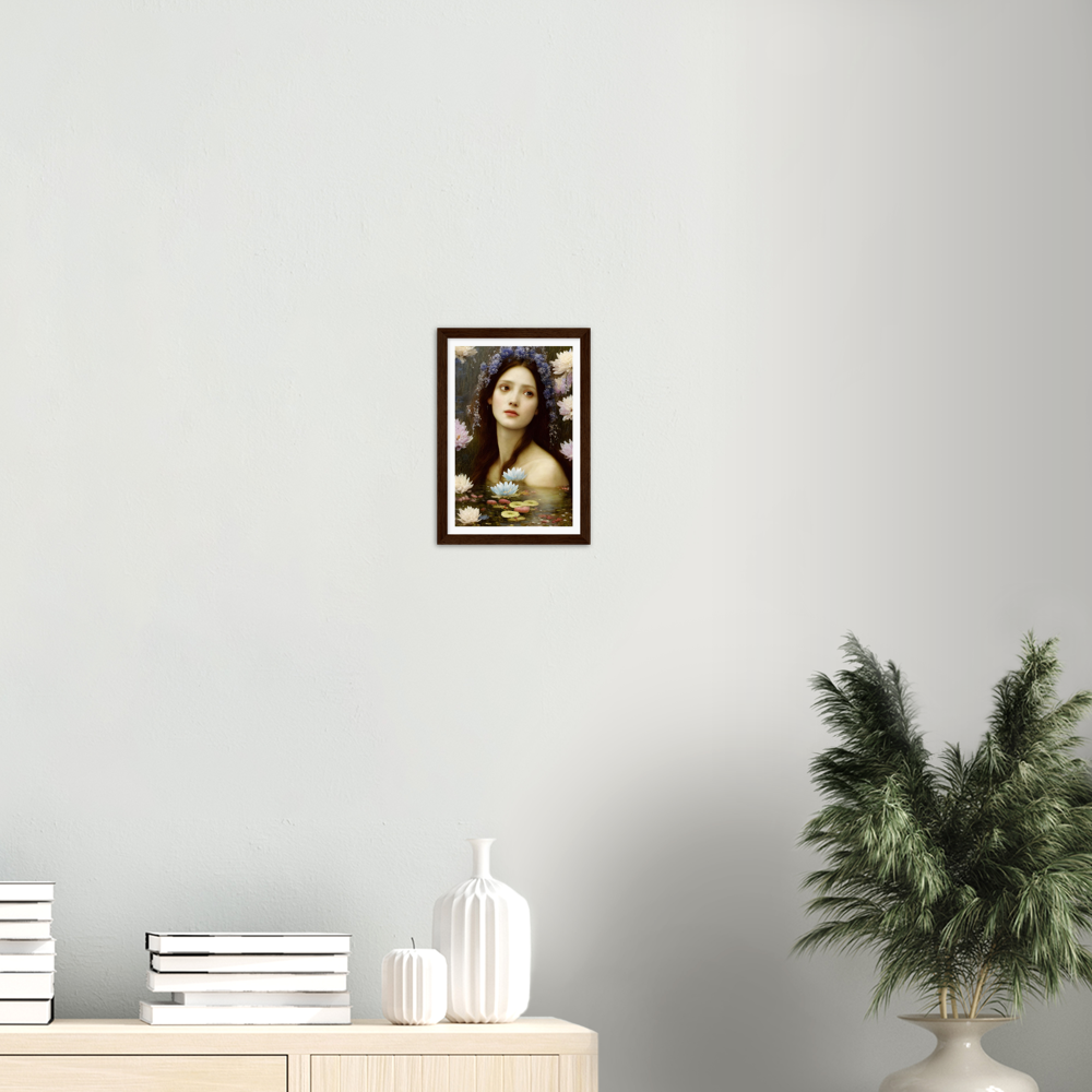 Amelia print on Premium Matte Paper Wooden Framed Poster
