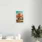 Under Cherry Blossom print on Premium Matte Paper Wooden Framed Poster