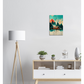 Sunrise In Biwa Lake In Japanese watercolour and oil style/ digital artwork print on Premium Canvas