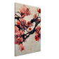 Cherry Blossom in Japanese watercolours and oil style/ digital artwork print on Premium Canvas