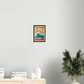 Mt Kuju print on Premium Matte Paper Wooden Framed Poster