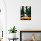 Under the rain/ in Japanese water colour and oil style/ digital artwork print on Premium Canvas