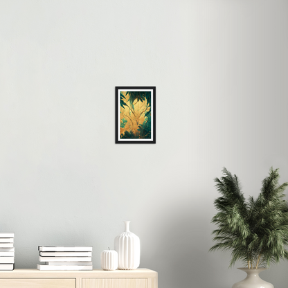 Breath of Jungle print on Premium Matte Paper Wooden Framed Poster