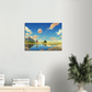 Neverland/ Digital artwork in Ghibli style print on Premium Canvas