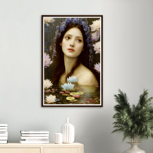 Amelia print on Premium Matte Paper Wooden Framed Poster