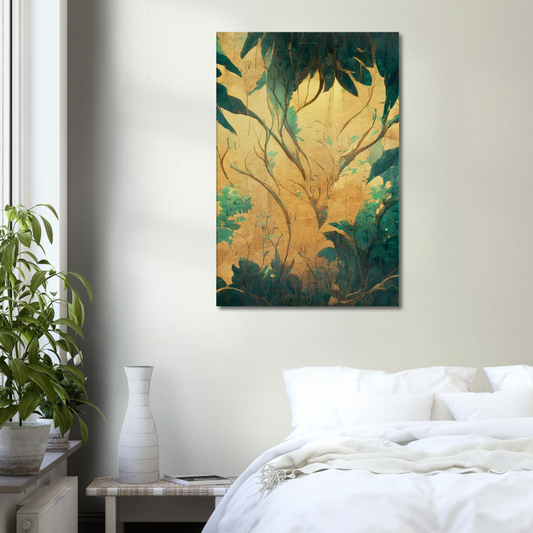 Breath of nature/ in Watercolour and oil style/ digital artwork print on Premium Canvas