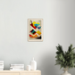 Corpse Reviver No. Blue Cocktail print on Premium Matte Paper Wooden Framed Poster