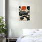 Pine tree in Japanese watercolour and oil style/ digital artwork print on Premium Canvas