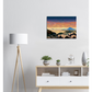 Mt Kita/ Digital Artwork in Ghibli style print on Premium Canvas