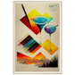 Corpse Reviver No. Blue Cocktail print on Premium Matte Paper Wooden Framed Poster