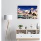 Mermaid Bay/ Digital Artwork in Ghibli style print on Premium Canvas