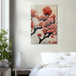 Cherry Blossom in Japanese watercolours and oil style/ digital artwork print on Premium Canvas