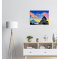 White Castle/ Digital artwork in Ghibli style print on Premium Canvas