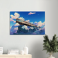 Train to Neverland/ Digital Artwork in Ghibli style print on Premium Canvas