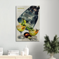 Basil Gimlet Cocktail/ Digital Artwork in watercolor style print on Premium Canvas