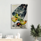 Basil Gimlet Cocktail/ Digital Artwork in watercolor style print on Premium Canvas