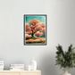 Under Cherry Blossom print on Premium Matte Paper Wooden Framed Poster