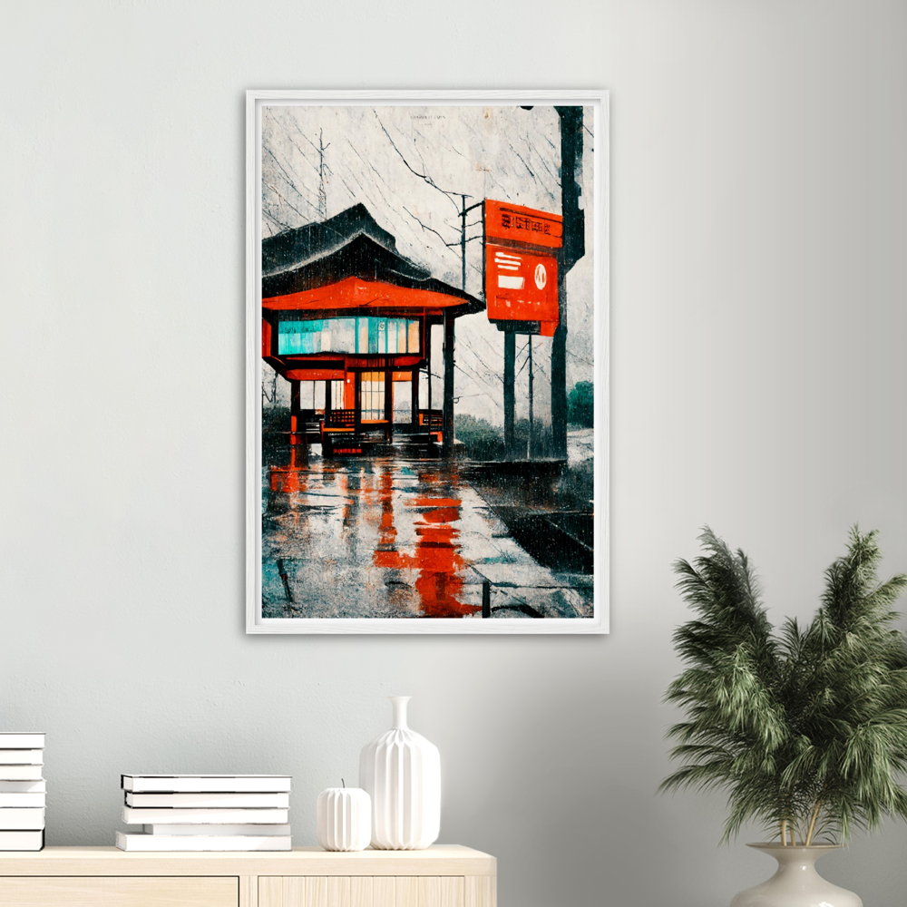 Under the Rain print on Premium Matte Paper Wooden Framed Poster