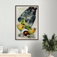 Basil Gimlet Cocktail print on Premium Matte Paper Wooden Framed Poster