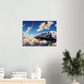 Train To Neverland/ Digital Artwork in Ghibli style print on Premium Canvas